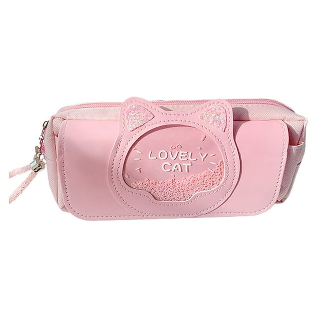 Pencil Pouch Organized Large Capacity Durable Cartoon Style Pen Bag