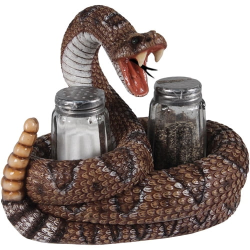 Rivers Edge Products Rattle Snake Salt and Pepper Shakers