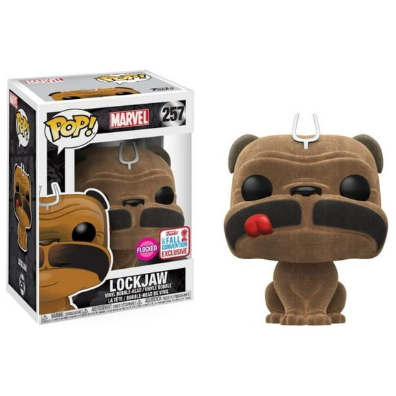 Funko POP! Marvel Lockjaw Vinyl Figure [Flocked]