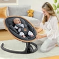 thumbnail image 4 of Baby Swing Fasonbaby con Bluetooth para bebés con música de 5 velocidades, color negro, 4 of 8