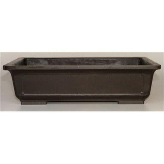 Bonsai Boy d1342 19 x 14 x 5 in. Mica Bonsai Pot - Rectangle