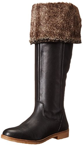 fur lined over the knee boots