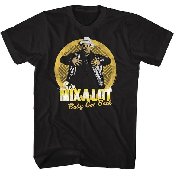 Sir Mix-a-Lot Circle Mix-a-Lot Black Adult T-Shirt