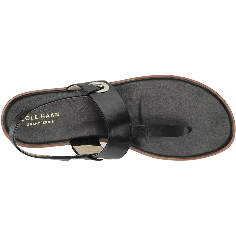 Cole Haan Women s Anera Sandal 5 Black Leather Walmart