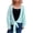 Green-1, variant on Cardigan Sweaters for Women Trendy Ladies Knit Sweater Jackets Long Lantern Sleeve Open Front Knot Tie Cardigans