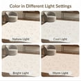 thumbnail image 7 of ODIKA 2'x3' Beige Abstract Cream Tufted Washable Doormat Modern Geometric Design With Subtle Curves And Lines Non-Slip, Low Pile for Entryway, Kitchen, Laundry Room, 7 of 7