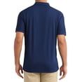 thumbnail image 3 of CAMISAS POLO PARA HOMBRE INSPIRE CHIC DE MANGA CORTA LIGERAS, AJUSTE REGULAR, CASUAL, DE NEGOCIOS, CAMISA DE GOLF SÓLIDA XL AZUL OSCURO, 3 of 6