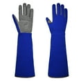 thumbnail image 1 of Long Sleeve Leather Gardening Gloves,Rose Pruning Floral Gauntlet Garden Gloves For Women and Men, 1 of 6