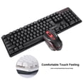 thumbnail image 3 of Ratón De Teclado Inalámbrico 800/1000/1200/1600Dpi 2.4Ghz Teclado De Mouse Inalámbrico Para Juegos Con Tecla Suspendida - Negro Monstrate EL007383-00, 3 of 5