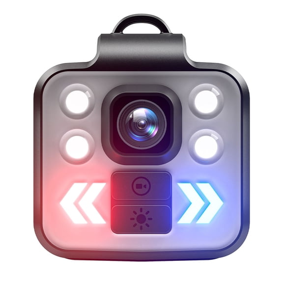 Bearachild Mini cámara corporal grabadora de vídeo deportes LED herramienta de grabación 1080P cámara portátil de alta definición para el Type3 NO3