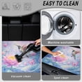 thumbnail image 5 of DISNIMO SUV Cargo Liner for Dogs Hummingbird Flower Butterfly Print Non-Slip Backing Cargo Cover Machine Washable Trunk Protector Mat Heavy Duty Rear Trunk Liner Universal Fits for All Season, 5 of 7