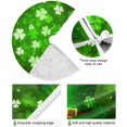 thumbnail image 2 of 35.4" St. Patrick''s Day Christmas Tree Skirt,Shamrock Green Clover Leaves Leprechaun Hat Horseshoes Beer Rainbow Candy Suede Xmas Tree Skir Suitable for St. Patrick''s Day Holiday Party Decorat, 2 of 6