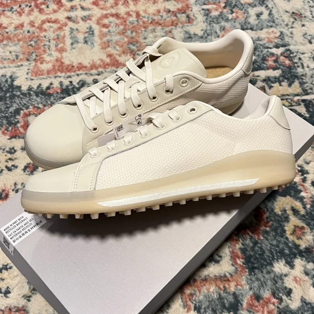 New Adi - das Boost Go-To Spikeless 1 Beige White Golf Shoes GV6903 Men Sizes