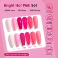 thumbnail image 4 of Gellen Gel Nail Polish Set of 6 Same Color Same Bottle Nude Pink Rose Red Glossy Gel Polish, Soak off Gel Nail Kit for DIY Home Gel Manicure Set for Nail Art, 4 of 9