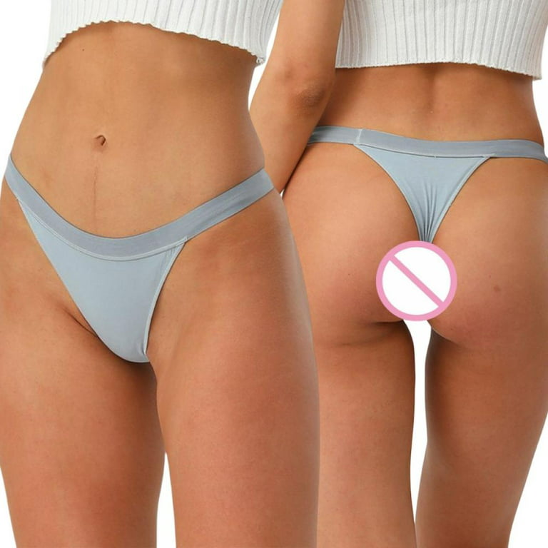 Pretty Comy G-String Thong Underwear Women Seamless Underwear T-back String  Panties Soft Stretch Hipster Bikini Briefs