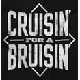 thumbnail image 2 of Cruisin For a Bruisin Fight Rebel Punk Men's Big & Tall Crewneck Graphic Tee Brisco Brands 2X, 2 of 3