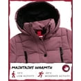 thumbnail image 5 of CANADA WEATHER GEAR Girls’ Winter Coat – Stadium Length Quilted Puffer Parka Jacket (7-16), 5 of 7