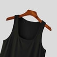 thumbnail image 4 of Tank Tops Men Lightweight Breathable Square Neck Slim Fit Muscle Sleeveless Shirt Athletic Workout Running Gym Tanks, 4 of 7