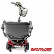 Shoprider - Escape - Portable Travel Scooter - 4-Wheel - Burgundy - PHILLIPS POWER PACKAGE TM - $500 VALUE