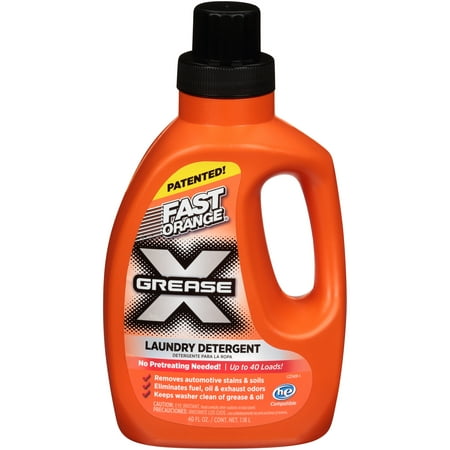 Fast Orange® Grease X 22340 Laundry Detergent 40 fl. oz. (Best Detergent For Grease And Oil)