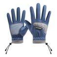 thumbnail image 1 of Fiudx Guantes de Invierno para Deportes Al Aire Libre, Resistentes Al Viento, Cálidos y Transpirables, Ideales para Esquí y Ciclismo, Ajuste Cómodo, Puños con Cordón Ajustable, Tallas M y L, 1 Par., 1 of 1