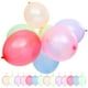 thumbnail image 5 of Paquete de 50 globos de látex con estampado de nubes, adornos para fiestas de cumpleaños (rojo y amarillo)., 5 of 7