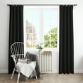 thumbnail image 5 of Deconovo Thermal Insulated Blackout Curtains 84 inches Length, 2 Pieces Black Rod Pocket Curtain Panels for Living Room, 52"W x 84"L, 5 of 11