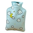thumbnail image 2 of LILELIS Cute CartoonWater-filled Hot Water Bottle Portable Water Hot Water Bag Hot Water Bag For Neck for Hot Weather Long Lasting Heating Pad for Hands Cute, 2 of 3