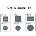 thumbnail image 2 of Unique Bargains Felt Furniture Pad Self Adhesive Anti-scratch for Floor Protector Grey 96pcs, 2 of 7