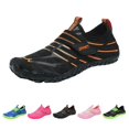thumbnail image 2 of XIMIN Women Men Slip On Adult Water Shoes Swim Wide Toe Box Beach Pool Boat Shoe Hiking Camping Hiking Swim Fishing Aqua Socks Quick Dry Barefoot Shoes, 2 of 6