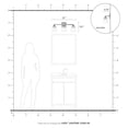 thumbnail image 5 of 10383-04 Livex Lighting Aragon - 3 Light Bath Vanity In Architectural Style-9.5 Inches Tall and 23 Inches Wide-Black Finish, 5 of 14