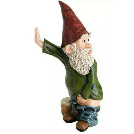 ADVEN Garden Ornament Landscape Patio Figure Statue Outdoor Backyard Garden Resin Doll Sculpture