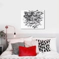 thumbnail image 4 of Naloa Tiger Butterfly Floral Art Print Canvas Bathroom Wall Art,Bathroom Wall Art Decoration, Canvas Poster Prints,Decorative Paintings for Living Room, Bathroom, Kids Room, 4 of 6