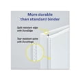 thumbnail image 4 of Durable View Binder with DuraHinge and Slant Rings 3 Rings, 1" Capacity, 11 x 8.5, White, 4/Pack, 4 of 7