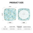 thumbnail image 6 of Uemuo Bee Flower Pattern Waterproof Square Couch Cushion Covers, Magic Sofa Covers Washable, Stretch Sofa Seat Cushion Slipcovers, 6 of 9