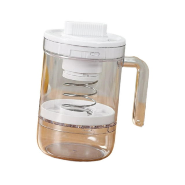 Colador de yogur griego con tapa, separador de suero para leche, zumo, utensilios de cocina, reutilizable, capacidad de 450 g, filtro de zumo, filtro blanco