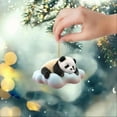 thumbnail image 4 of Hxlamzoo 2D Cute Panda Car Mirror Accessory - Acrylic Hanging Decor for Auto Interior, Unique Gift for Panda Lovers, 4 of 5