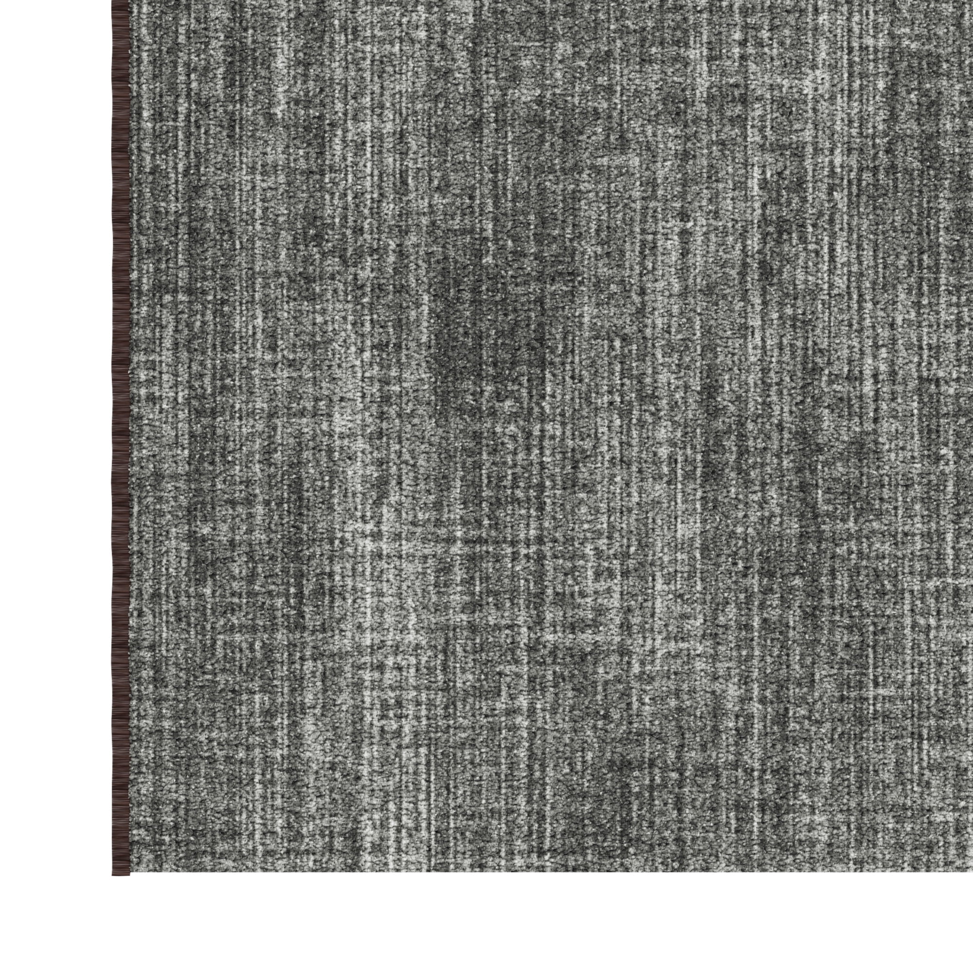 Ottomanson Aisle Runner Rug 2'7" x 49' Soft Non-Slip Indoor Rug, Solid Brown