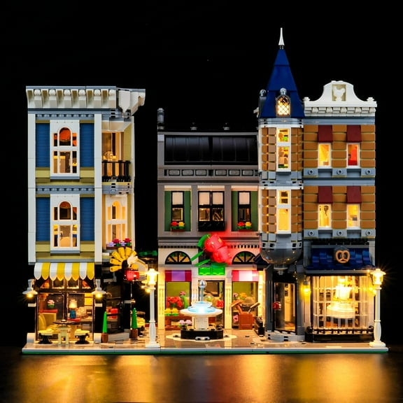 LED Light for Lego-10255 Creator The Assembly Square Building Blocks Model (Lego Set NOT Included)