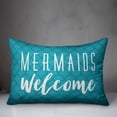 thumbnail image 3 of Creative Products Mermaids Welcome 14x20 Indoor / Outdoor Pillow, 3 of 3