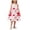 E140-Red, variant on hengsof Girls Sleeveless Dress 3-14 Years Fashionable Sweet Floral Print A-Line Pocket Shift Sundress for Kids Spring Summer Casual Outfit