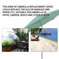 thumbnail image 4 of Bearachild Toldo de repuesto de 8 piezas de 2,7 m, sombrilla, cubierta para sombrilla, impermeable, exterior, terraza, jardín, cubierta, Jardín y Patio No.04 Bearachild HA005237-04, 4 of 6
