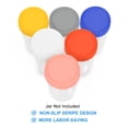 thumbnail image 5 of Uxcell 12Pack Mason Jar Lid, Wide Mouth Plastic Lid with Silicone Rings, 5 of 6