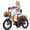 Orange, variant on ESKUTE T300 E Trike Electric Tricycle for Adults, 750W Brushless Motor 18MPH+ Fat Tire Folding Trike, Step-Thru 3 Wheel Electric Bicycle, Up to 55 Miles Purple, UL2849