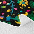 thumbnail image 5 of Homewish Boho Watercolor Floral Twin Quilt Set,Peony Daisy Flower Twin Coverlet Set,Multicolor,2-Piece, 5 of 7