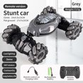 thumbnail image 1 of Coche acrobático teledirigido 4WD 1:16 con luz LED, inducción de gestos, deformación, giro, escalada, controlado por Radio, coche electrónico, juguetes para niños, 1 of 4
