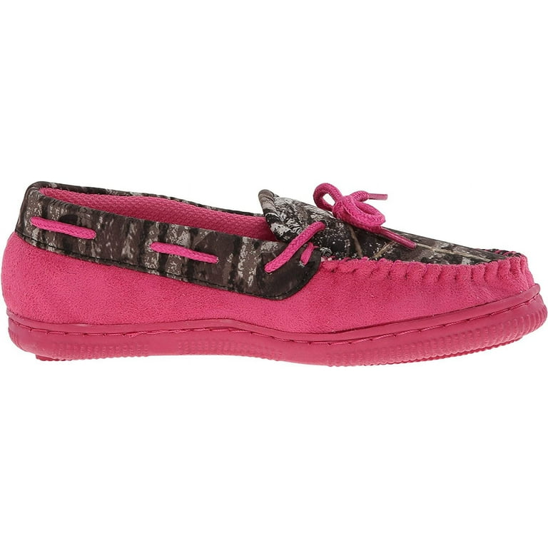 Pink camo shop moccasin slippers