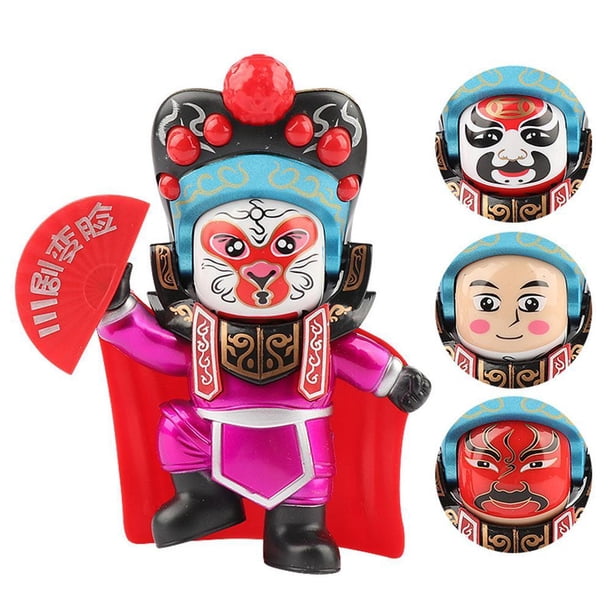 Cambia De Cara De La Ópera De Sichuan, Juguete De Acción Que Cambia De Cara De La Ópera China Tradicional, Muñeca De Colección De Arte De Dibujos Animados Advancent HA046210-02