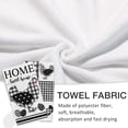 thumbnail image 4 of Chicken Hen Kitchen Dish Towels Set of 2, Home Sweet Home Buffalo Plaid Check Hand Towels Farm Drying Baking Cooking Cloth, Spring Egg Farmhouse Home Kitchen Decor 18 x 26 Inch, 4 of 6