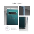 thumbnail image 2 of Ringke Fusion Case Compatible with Samsung Galaxy S10, Transparent PC Back TPU Bumper Drop Protection Phone Cover - Aqua Blue, 2 of 7